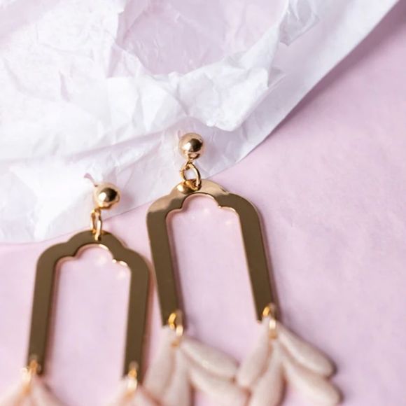 Polymer clay earrings - Picture 2 of 4